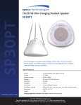 Speco Technologies SP30PT User's Manual