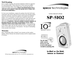 Speco Technologies SP-5IO2 User's Manual