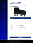 Speco Technologies SP-150T User's Manual
