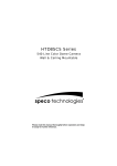 Speco Technologies HTD8SCS User's Manual