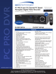 Speco Technologies DVRPC16P48 User's Manual