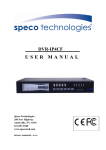Speco Technologies DVR-IP4CF User's Manual