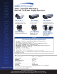 Speco Technologies CVC627SCS User's Manual
