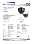 Speco Technologies CVC5725DNVW User's Manual
