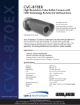 Speco Technologies CVC-870EX User's Manual