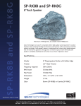 Speco Technologies CSi/SPECO SP-RK8B User's Manual