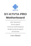 SOYO SY-K7VTA User's Manual