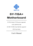 SOYO Computer Hardware mother board fc-pga socket 370 pocessor supported User's Manual