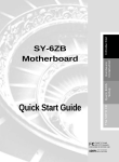 SOYO Motherboard SY-6ZB User's Manual