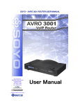 SOYO AVRO3001 User's Manual