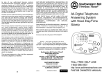 Southwestern Bell FA970B User's Manual