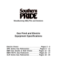 Southern Pride BBR-700-SL User's Manual