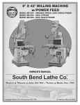 Southbend SB1024 User's Manual