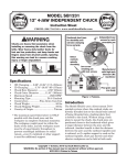 Southbend SB1231 User's Manual