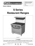 Southbend S36D User's Manual