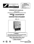 Southbend RAPIDSTREAM R2 User's Manual