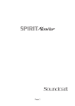 SoundCraft Spirit Monitor User's Manual