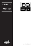 Sound Performance Lab EQ MAGIX User's Manual