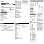 Sony ZS-H10CP User's Manual