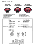 Sony XS-L1050G Product Specifications