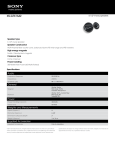 Sony XS-GTX1642 Marketing Specifications