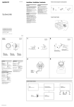 Sony XS-GTX121LB Installation/Connections Manual