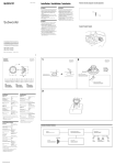 Sony XS-GTX101LW Installation/Connections Manual