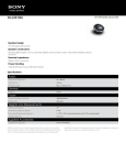 Sony XS-GTR100L Marketing Specifications