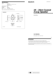 Sony XS-F6920SL User's Manual