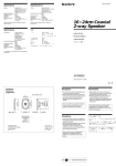 Sony XS-F6920 User's Manual