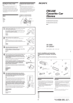 Sony XR-C800 User's Manual