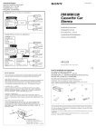 Sony XR-C223 User's Manual
