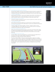 Sony XNV-770BT Marketing Specifications