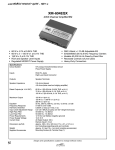 Sony XM-604EQX Marketing Specifications