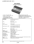 Sony XM-404EQX Marketing Specifications