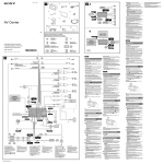 Sony XAV-701HD Installation/Connections Manual