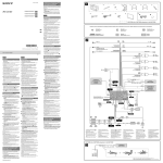 Sony XAV-602BT Installation/Connections Manual