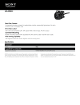 Sony XA-R800C Marketing Specifications