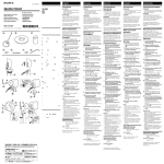 Sony WS-IS10F User's Manual
