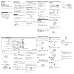 Sony WM-GX320 User's Manual