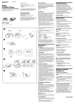 Sony WM-FS566 User's Manual