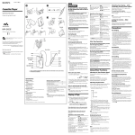 Sony WM-EX631 User's Manual