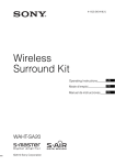 Sony WAHT-SA20 User's Manual