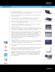 Sony VPCM121AX/L Marketing Specifications