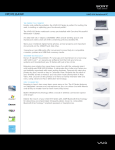 Sony VPCM111AX Marketing Specifications