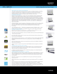 Sony VPCJ118FX/W Marketing Specifications