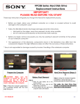 Sony VPCEB11FM/BI Replacement Instructions