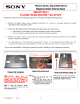 Sony VPCB1190X Replacement Instructions