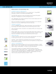 Sony VGNSR590GKB Marketing Specifications