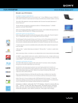 Sony VGNFW590FWB Marketing Specifications